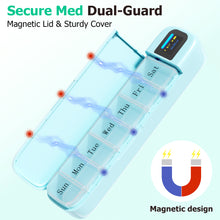 Load image into Gallery viewer, Daviky Automatic Pill Dispenser, Smart Pill Organizer with Alarm, Pill Box 7 Day with APP, Weekly Travel Pill Case, Portable Pill Reminder for Medicines, Supplements and Vitamins
