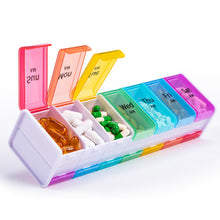 Load image into Gallery viewer, Daviky Extra Large Weekly Pill Organizer 2 Times a Day, XXL Pill Box 7 Day with AM PM Large Compartments, BPA-Free Daily Medicine Case, Jumbo Pill Holder for Fish Oils, Vitamins &amp; Supplements
