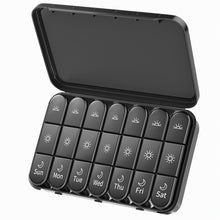 Load image into Gallery viewer, Daviky Weekly Pill Organizer 3X a Day, Large Pill Box 7 Day 3 Times a Day with Separate Light-Proof Container, Portable Travel Pill Case for Medication, Vitamins, Fish Oil and Supplements
