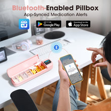 Load image into Gallery viewer, Daviky Automatic Pill Dispenser, Smart Pill Organizer with Alarm, Pill Box 7 Day with APP, Weekly Travel Pill Case, Portable Pill Reminder for Medicines, Supplements and Vitamins
