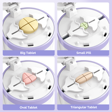 Load image into Gallery viewer, Daviky Pill Cutter 1/4, Adjustable Pill Cutter Splitter for Small and Tiny Pills with Accurate Alignment, Dual Safety Blades, Tablet Cutter for Small or Large Pills, Vitamins, Medication
