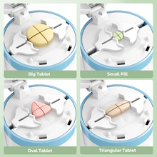 Load image into Gallery viewer, Daviky Pill Cutter 1/4, Adjustable Pill Cutter Splitter for Small and Tiny Pills with Accurate Alignment, Dual Safety Blades, Tablet Cutter for Small or Large Pills, Vitamins, Medication, Easy to Use
