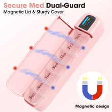 Load image into Gallery viewer, Daviky Automatic Pill Dispenser, Smart Pill Organizer with Alarm, Pill Box 7 Day with APP, Weekly Travel Pill Case, Portable Pill Reminder for Medicines, Supplements and Vitamins
