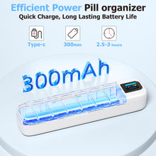 Load image into Gallery viewer, Daviky Automatic Pill Dispenser, Smart Pill Organizer with Alarm, Pill Box 7 Day with APP, Weekly Travel Pill Case, Portable Pill Reminder for Medicines, Supplements and Vitamins
