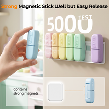 Load image into Gallery viewer, Daviky Magnetic Pill Organizer 2 Times a Day, Weekly AM PM Pill Case, Pill Box 7 Day with Magnets and Stand, Large Medicine Organizer for Medication, Vitamins and Supplements, Macaron
