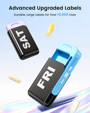 Load image into Gallery viewer, Daviky Weekly Pill Organizer 1 Time a Day, Travel Drawer-Style Pill Box for Daily Medication, 7-Day Pill Case, Compact &amp; Portable, Ideal for Vitamins, Fish Oils &amp; Supplements
