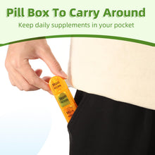 Load image into Gallery viewer, Daviky Pill Organizer 4 Times a Day, Weekly Pill Box Travel Pill Case, Daily Medicine Organizer 7 Day, Large Pill Container Holder to Hold Vitamins, Pills, Supplements (Green)

