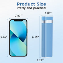 Load image into Gallery viewer, Pill Organizer 7 Day, Daviky Pill Box, Daily Travel Pill Case, Weekly Cute Pill Holder to Hold Medicines, Vitamins, Pills, Supplements (Blue)
