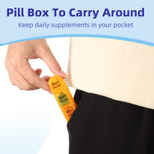 Load image into Gallery viewer, Daviky Pill Organizer, Daily Pill Box 7 Day, Weekly Pill Organizer 4 Times a Day, Large Travel Pill Case with 28 Compartment to Hold Medicine, Vitamin and Supplement (Blue)

