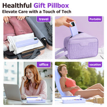 Load image into Gallery viewer, Daviky Automatic Pill Dispenser, Smart Pill Organizer with Alarm, Pill Box 7 Day with APP, Weekly Travel Pill Case, Portable Pill Reminder for Medicines, Supplements and Vitamins
