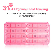 Load image into Gallery viewer, Daviky Monthly Pill Organize 1 Time a Day, 30 Day Pill Organzier Monthly, 31 Day Daily Pill Box Organizer, Large Month Pill Box Organizer, Travel Pill Box to Hold Vitamins and Medication
