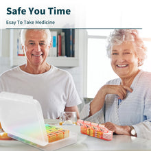 Load image into Gallery viewer, Daviky Weekly Pill Organizer 4 Times a Day, Pill Box 7 Day, Medicine Organizer Portable for Travel with Removable Individual Pill Case Pill Container to Hold Daily Vitamin, Supplement and Medication.
