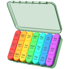 Load image into Gallery viewer, Daviky Weekly Pill Organizer 3 Times a Day, Pill Box 3 Times a Day, Daviky Travel Pill Box 7 Day with Large Pill Containers, Pill Cases Organizers 7 Day, Daily Medicine Organizer to Hold Medication
