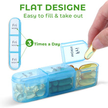 Load image into Gallery viewer, Daviky Pill Organizer 3 Times a Day, Pill Organizer Weekly, Pill Box 7 Day, Daviky Daily Pill Box Organizer, Pill Cases Organizers 7 Day, Medicine Organizer to Hold Vitamins and Medication
