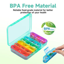 Load image into Gallery viewer, Pill Organizer 3 Times a Day, Weekly Pill Organizer 3x a Day, Pill Box 7 Day, Daily Pill Box Organizer, Travel Container Pill Cases Organizers 7 Day, Medicine Organizer to Hold Vitamins and Medication
