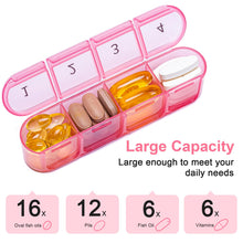 Load image into Gallery viewer, Daviky Monthly Pill Organize 1 Time a Day, 30 Day Pill Organzier Monthly, 31 Day Daily Pill Box Organizer, Large Month Pill Box Organizer, Travel Pill Box to Hold Vitamins and Medication
