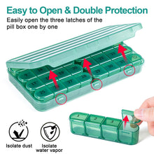 Load image into Gallery viewer, Daviky Monthly Pill Organizer 1 Time a Day, Month Pill Box Organizer 30 Day, 31 Day Daily Pill Case Once per Day, Medicine Organizer Box to Hold Vitamins and Medication

