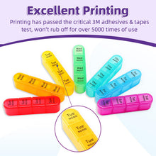 Load image into Gallery viewer, Daviky Weekly Pill Organizer 4 Times a Day, Large 7 Day Pill Box Portable for Travel, Medicine Organizer Box with Removable Individual Pill Containers to Hold Vitamins, Supplements and Medication
