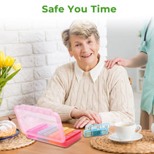 Load image into Gallery viewer, Daviky Pill Organizer 3 Times a Day, Pill Organizer Weekly, Pill Box 7 Day, Daviky Daily Pill Box Organizer, Pill Cases Organizers 7 Day, Medicine Organizer to Hold Vitamins and Medication
