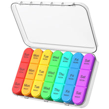 Load image into Gallery viewer, Daviky Pill Organizer 3 Times a Day, Weekly Pill Organizer 3 Times a Day, Pill Box 7 Day, Pill Cases Organizers 7 Day, Daily Pill Box Organizer, Medicine Organizer to Hold Vitamins and Medication.
