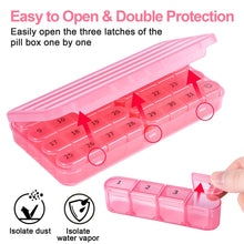 Load image into Gallery viewer, Daviky Monthly Pill Organize 1 Time a Day, 30 Day Pill Organzier Monthly, 31 Day Daily Pill Box Organizer, Large Month Pill Box Organizer, Travel Pill Box to Hold Vitamins and Medication
