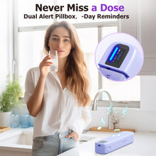 Load image into Gallery viewer, Daviky Automatic Pill Dispenser, Smart Pill Organizer with Alarm, Pill Box 7 Day with APP, Weekly Travel Pill Case, Portable Pill Reminder for Medicines, Supplements and Vitamins
