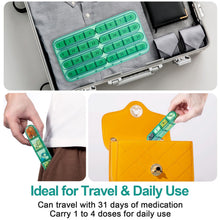 Load image into Gallery viewer, Daviky Monthly Pill Organizer 1 Time a Day, Month Pill Box Organizer 30 Day, 31 Day Daily Pill Case Once per Day, Medicine Organizer Box to Hold Vitamins and Medication

