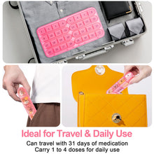 Load image into Gallery viewer, Daviky Monthly Pill Organize 1 Time a Day, 30 Day Pill Organzier Monthly, 31 Day Daily Pill Box Organizer, Large Month Pill Box Organizer, Travel Pill Box to Hold Vitamins and Medication
