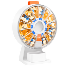 Load image into Gallery viewer, Daviky Pill Dispenser Daily, Large Pill Organizer with Wall-Mounted or Standing Use, 14 Days Pill Box, Push Button Design, Weekly Pill Organizer for Vitamin, Medicine.Supplement, Fish Oil
