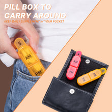 Load image into Gallery viewer, Monthly Pill Organizer, 30 Day Pill Organizer, Pill Organizer 2 Times a Day
