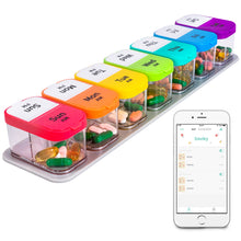 Load image into Gallery viewer, Daviky Extra Large Pill Organizer 7 Day, Smart XL Pill Organizer 2 Times a Day, Weekly Pill Organizer Twice a Day, Pill Cases Organizers 7 Day AM PM, Large Pill Box Pill Holder for Vitamin, Medication
